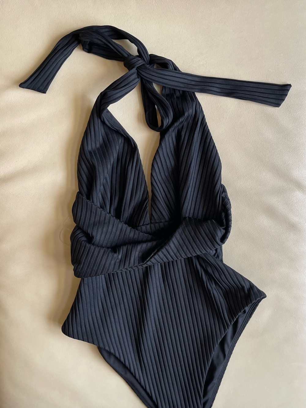 L*Space Coast to Coast Halter One-Piece Swimsuit; Color: Black; Size: Small - Picture 10 of 15
